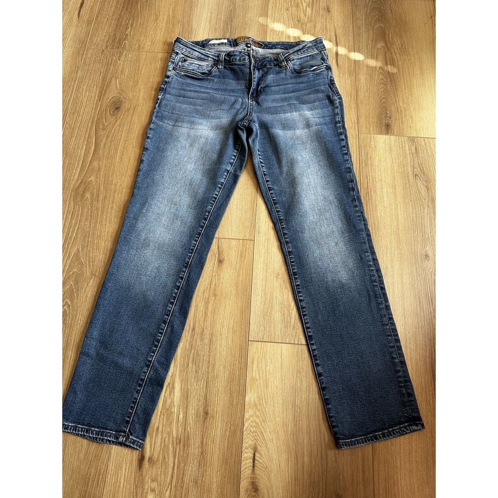 Kut from the Kloth Katy Boyfriend Jeans Medium Blue Wash Denim - Women's size 10